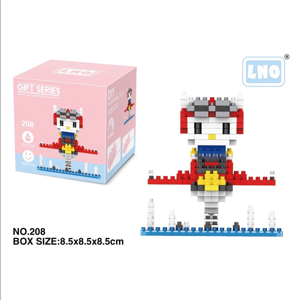 Hello Kitty Pilot 325pcs Nano Blocks